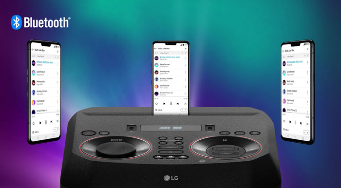 ارتباط سیستم صوتی ال جی ON7 به چندین گوشی هوشمند