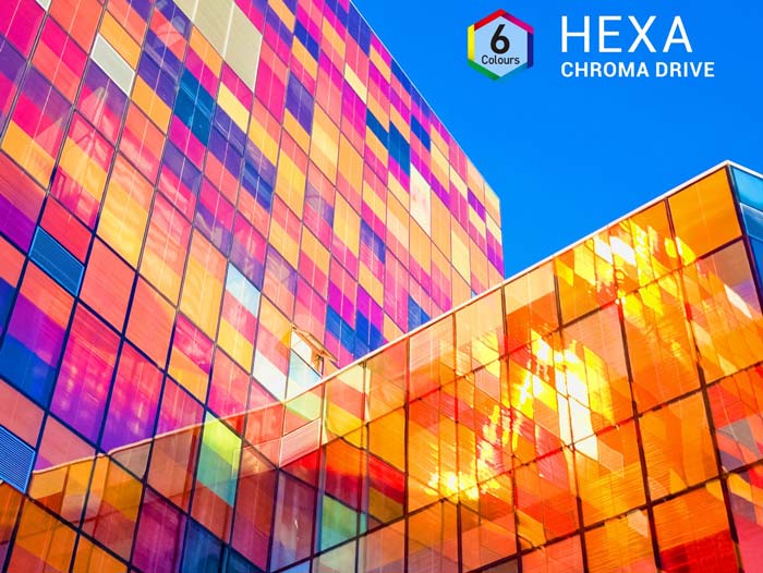ایجاد تصاویر با استفاده از 6 رنگ و فناوری Hexa Chroma در تلویزیون پاناسونیک JX850