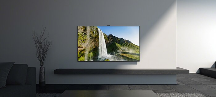 تلویزیون 55 اینچ اندروید سونی x80k دارای دوربین جهت تشخیص موقعیت کاربر برای تنظیم نور و صدا