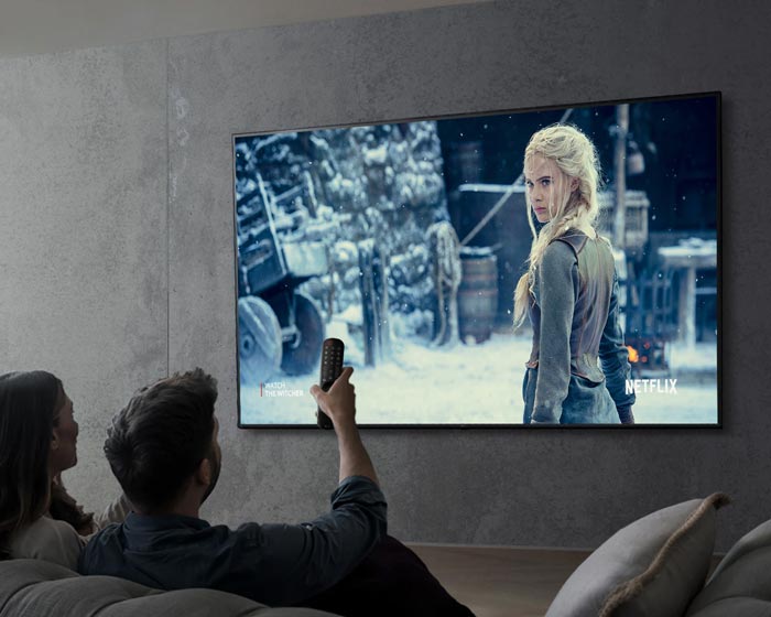 شبکه جهانی Netflix در تلویزیون 2022 مدل UQ7500