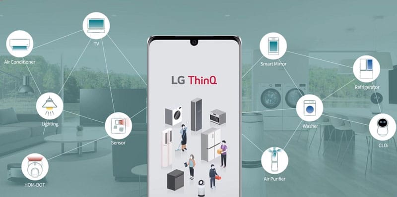 اتصال کلیه ی دستگاه های هوشمند با LG ThinQ به گوشی موبایل