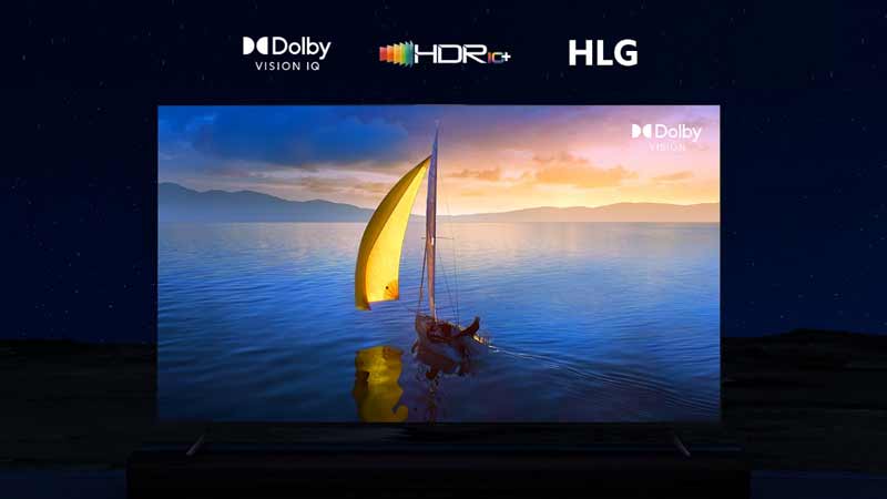 تلویزیون شیائومی 86MAX دارای قابلیت dolby و HDR برای افزایش وضوح و کیفیت تصویر