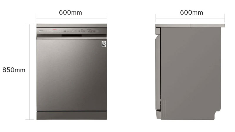 ابعاد ظرفشویی ال جی مدل 532