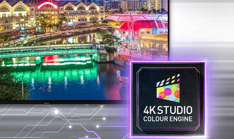 تکنولوژی 4k studio colour Engine در تلویزیون 2022 پاناسونیک 65 اینچ مدل LX700