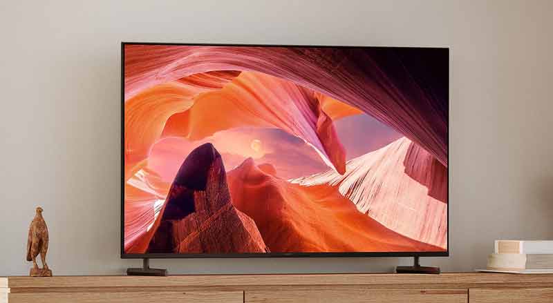 زیبایی ظاهری تلویزیون 50 اینچ سونی X80L