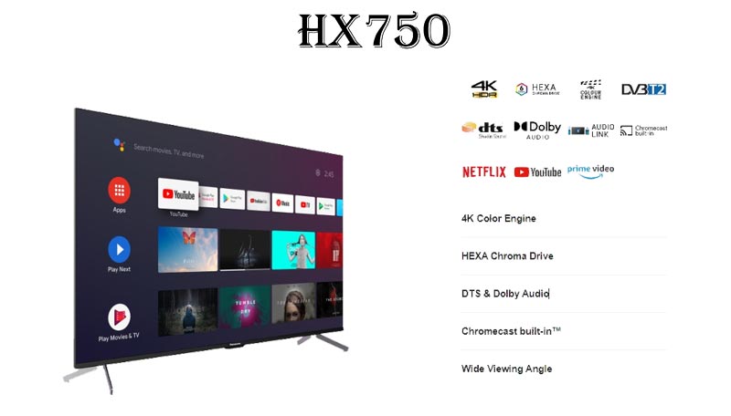 مشخصات تلویزیون پاناسونیک hx750 در قالبت تصویر
